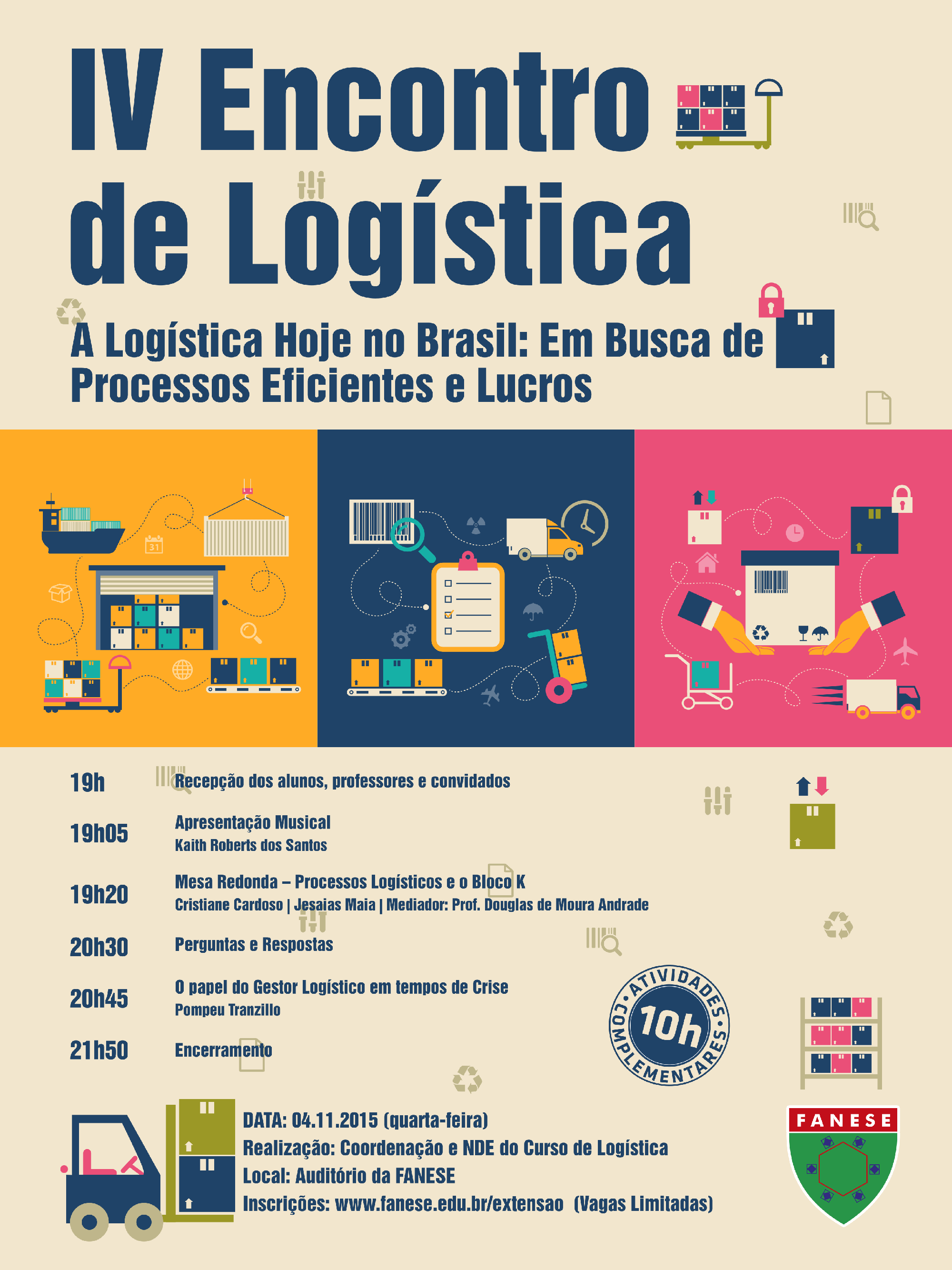 Cartaz IV Encontro de Logística