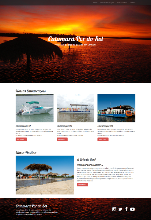 Catamarã Por do Sol