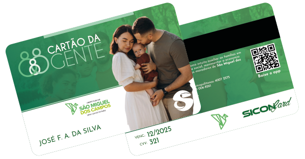 Cartão da Gente do Município de São Miguel dos Campos - AL