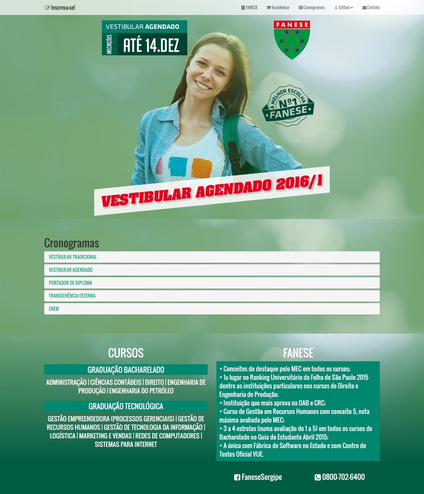 Campanha Vestibular FANESE